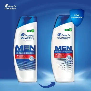 Shampoo Anticaspa Head & Shoulders Men com Old Spice 400ml