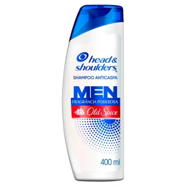 Shampoo Head e Shoulders Anticaspa Fragr&acirc;ncia Poderosa Old Spice 400ml