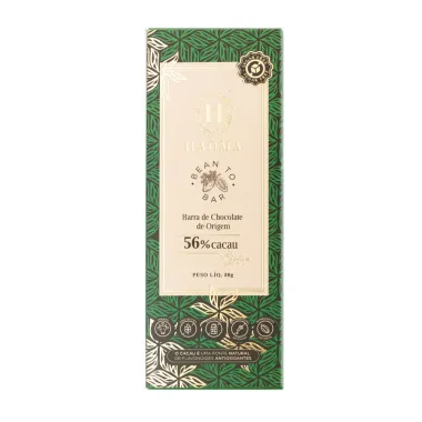 Barra de Chocolate Haoma de Origem 56% Cacau 80g