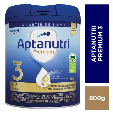 Primeira Inf&acirc;ncia Aptanutri Premium 3  1-3 Anos 800g