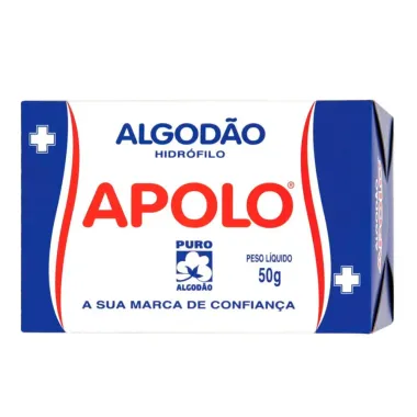 Algodão Apolo Hidrófilo 50g