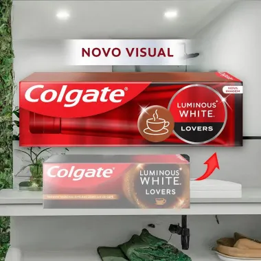 Creme Dental Branqueador Colgate Luminous Lovers Fresh Mint 70g