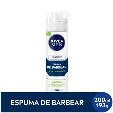 Espuma de Barbear Nivea Men Sensitive Ultra Glide 200ml