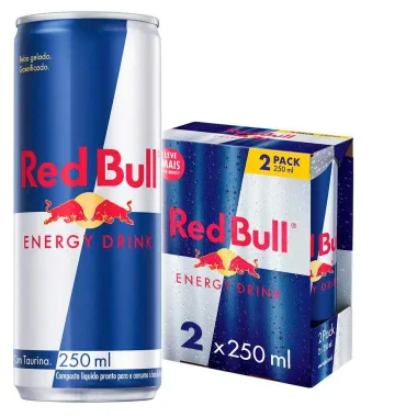 Energético Red Bull Energy Drink 2 Latas 250ml Cada