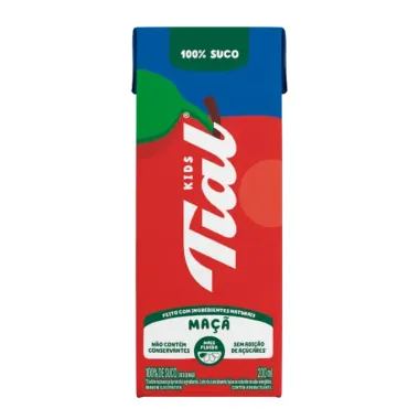 Suco Tial Kids Maria Clara e JP Sabor Ma&ccedil;&atilde; 200ml