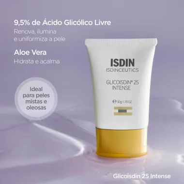 Gel Facial Isdinceutics Glicoisdin 25 Intense Efeito Peeling 50g