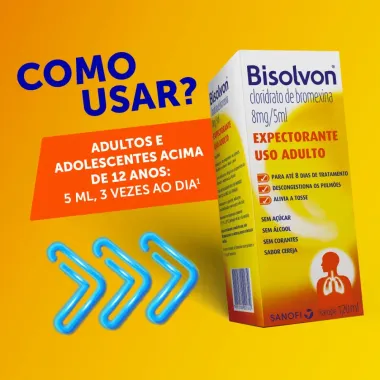 Bisolvon Xarope Adulto com 120ml