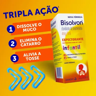 Bisolvon Xarope Infantil com 120ml