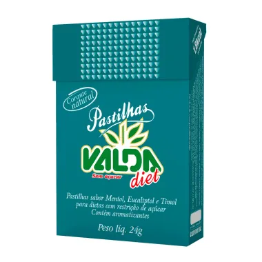 Pastilha Valda Diet Caixa 24g