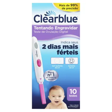 Teste de Ovulação Clearblue Digital 10 Unidades