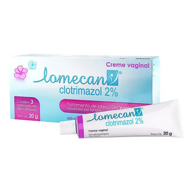 Lomecan Creme Vaginal 20g + 3 Aplicadores