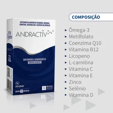 Andractiv 30 com Cápsulas