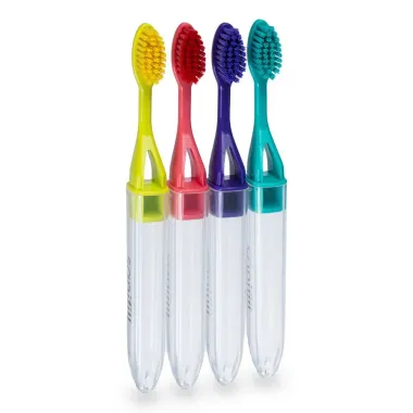 Escova Dental Sanifill Pocket Macia Cores Sortidas 1 Unidade