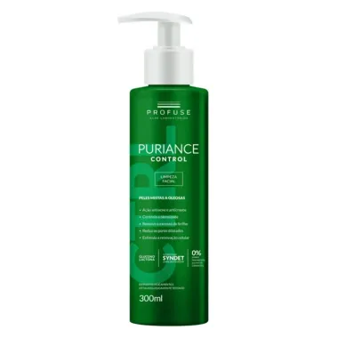 Puriance Control Sabonete Líquido Profuse Limpeza Facial 300ml