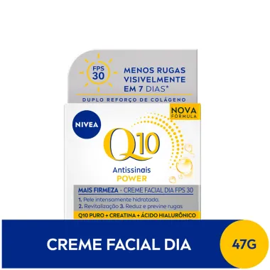 Creme Facial Nivea Antissinais Q10 Power Dia FPS 30 50g