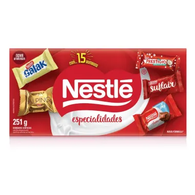 Caixa de Bombons Nestl&eacute; Especialidades 251g