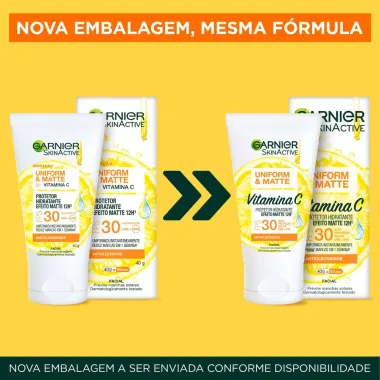 Hidratante Garnier Uniform & Matte Vitamina C FPS 30 40g_2