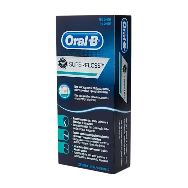 Fio Dental Oral-B Super Floss com 50 Unidades