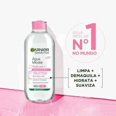 Água Micelar Garnier SkinActive Tudo em 1 400ml_2