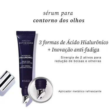 S&eacute;rum Esthederm Intensive Hyaluronic Eye Anti-idade para &Aacute;rea dos Olhos 15ml