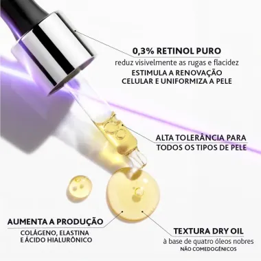 Esthederm Intensive Retinol Sérum Oil para Correção de Rugas Profundas 15ml