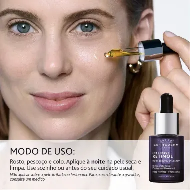 Esthederm Intensive Retinol Sérum Oil para Correção de Rugas Profundas 15ml