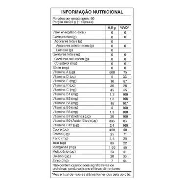 Polivitamínico Homem Mió 60 Cápsulas