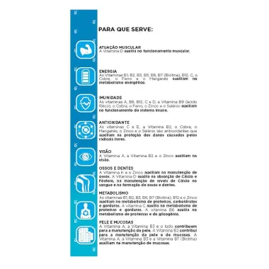 Polivitamínico Homem Mió 60 Cápsulas