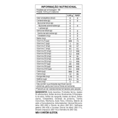 Polivitam&iacute;nico A-Z Mi&oacute; 60 C&aacute;psulas