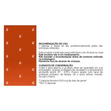 Ômega 3 1000mg Mió com 120 Cápsulas