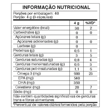 Ômega 3 1000mg Mió com 120 Cápsulas