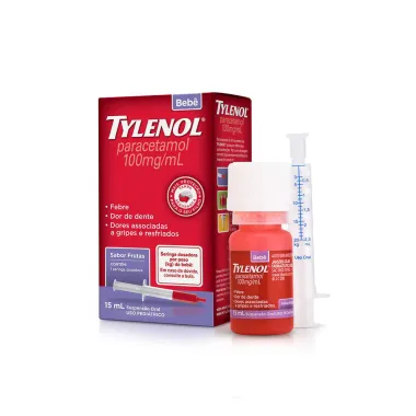 Tylenol Bebê 100mg/ml Gotas 15ml