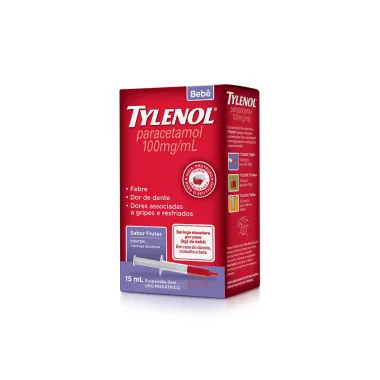 Tylenol Bebê 100mg/ml Gotas 15ml