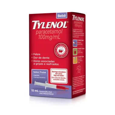Tylenol Bebê 100mg/ml Gotas 15ml