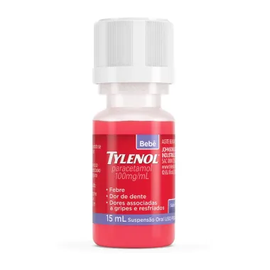 Tylenol Bebê 100mg/ml Gotas 15ml