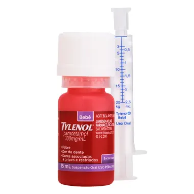 Tylenol Bebê 100mg/ml Gotas 15ml