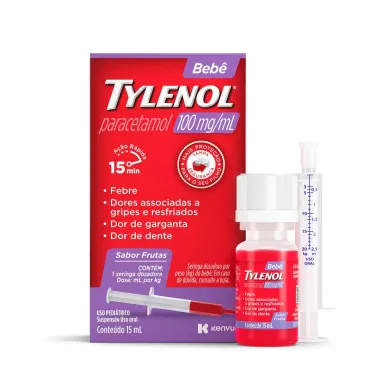 Tylenol Bebê 100mg/ml Gotas 15ml