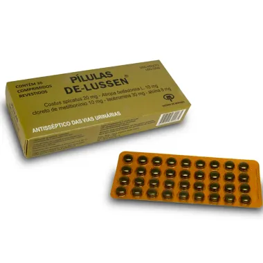 P&iacute;lulas de Lussen com 36 Dr&aacute;geas