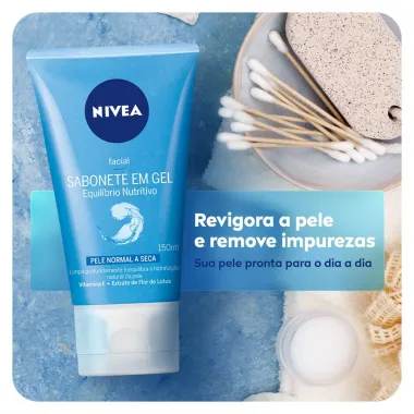 Sabonete em Gel Facial Nivea Equilíbrio Nutritivo 150ml