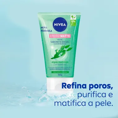 Sabonete em Gel Facial Nivea Controle do Brilho 145g