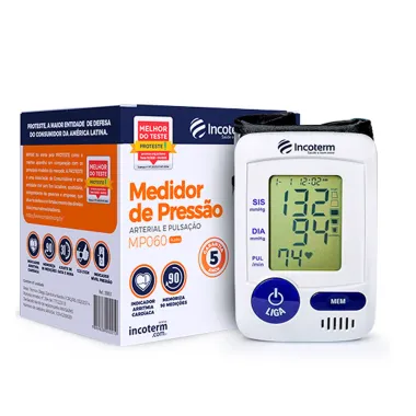 Aparelho de Press&atilde;o Incoterm Autom&aacute;tico Digital de Pulso MP060