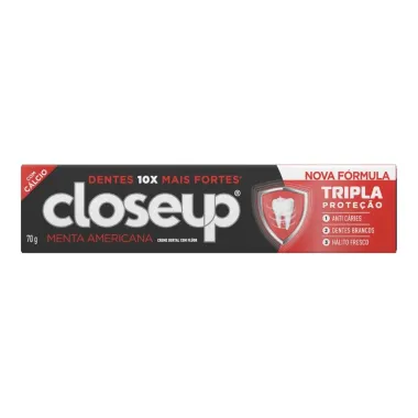 Creme Dental Close Up Tripla Proteção Menta Americana 70g