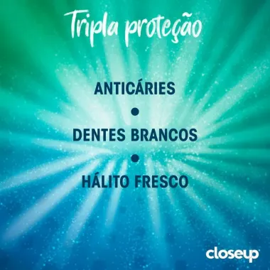 Creme Dental com Flúor Closeup Triple Menta Americana 70g