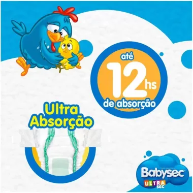 Fralda Babysec Ultrasec Hiper Tamanho G 64 Unidades