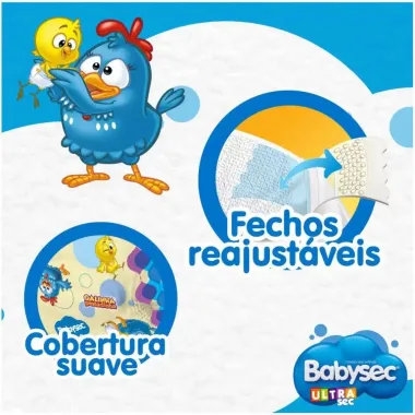 Fralda Babysec Ultrasec Hiper Tamanho G 64 Unidades