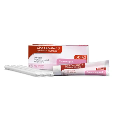 Gino-Canesten 3 Creme Vaginal com 20g + 3 Aplicadores