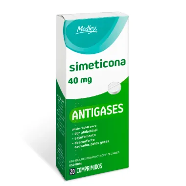 Simeticona 40mg Medley Genérico 20 Comprimidos