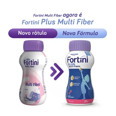 Fortini Multi Fiber Sabor Morango 200ml