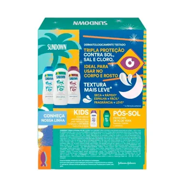 Protetor Solar FPS 50 Sundown Praia e Piscina 200ml e Ganhe Sundown 120ml