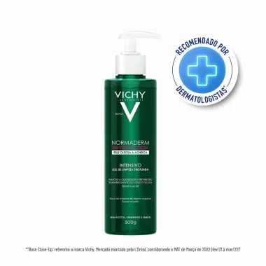 Normaderm Phytosolution Vichy Gel Intensivo de Limpeza Profunda Facial 300g